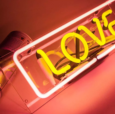 LOVE | Neon Sign in Acrylic Box