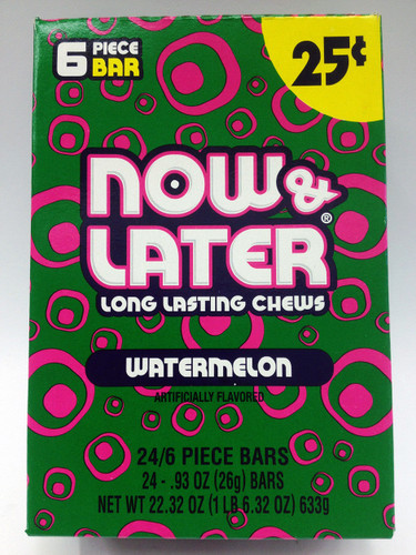 Now & Later Watermelon 24P