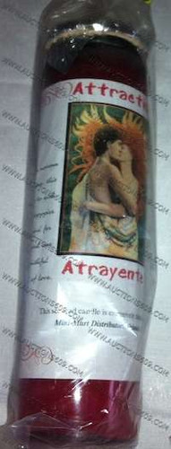 7 Days Candle Atract Aromatic- Vela de 7 dias Atrayente perfumada