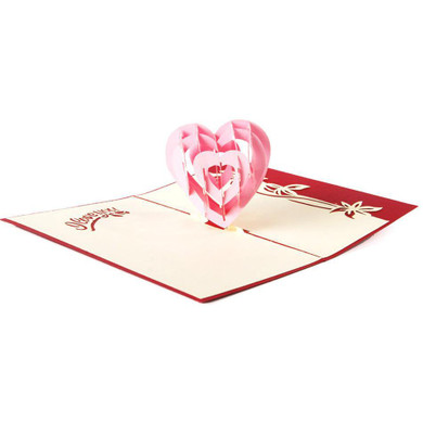 Wedding Card /Greeting Card /Invitation Card (Romantic Love /Heart Shape)