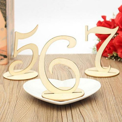 Table Numbers for Wedding Party Decorations (Romantic Rustic Theme /Vintage) [11 to 20]