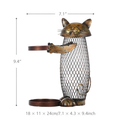 Cat Cork Container Wine Bottle Holder