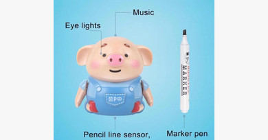 Follow My Drawing Induction Pig Toy