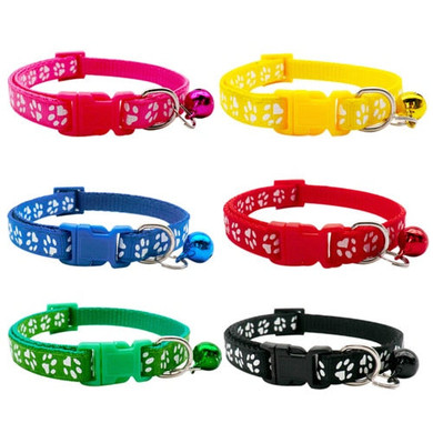 Wholesale 100Pcs Collars For Dog Collar With Bells Adjustable Necklace Pet Puppy kitten Collar Accessories Pet shop products