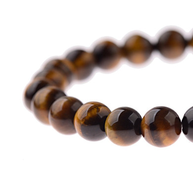 Classic Charm Natural Tiger Eye Stone Beas Bracelet Men Black Lava Energy Balance Bracelet For Women Male Pulseira Bileklik