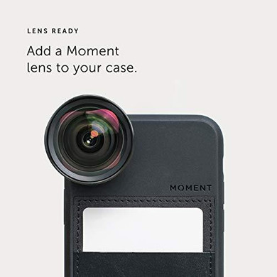 iPhone X Wallet Case || Moment Photo Case in Natural Leather - Thin, Protective, Wrist Strap Friendly Wallet case for Camera Lovers.
