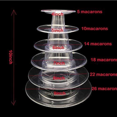 4/6 Tiers  Macaron Tower