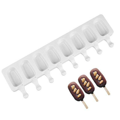 8 Pieces Silicone Ice Cream Mold Cool Stuff to Buy