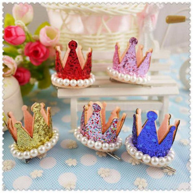 Rose Crown Hair Clip