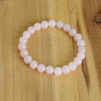 Natural Black Onyx, Rhodonite & Rose Quartz Stackable Bracelets