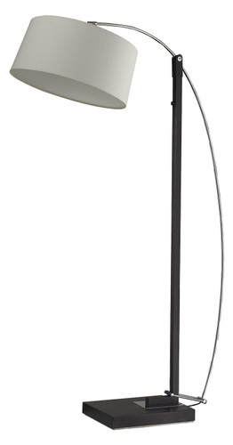 One Light Dark Brown Floor Lamp - Style: 7278018