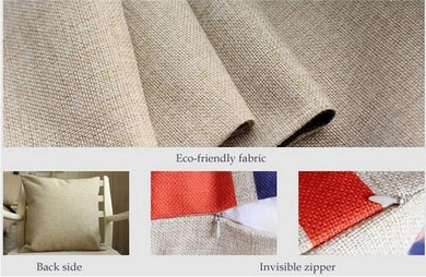 Beige Throw Pillow with Star