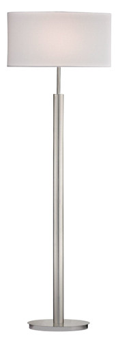 Satin Nickel 1 Light LED Floor Lamp from the Port Elizabeth Collection - Style: 7276654