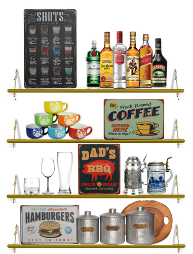 Gift for Dad Vintage BBQ Restaurant Sign