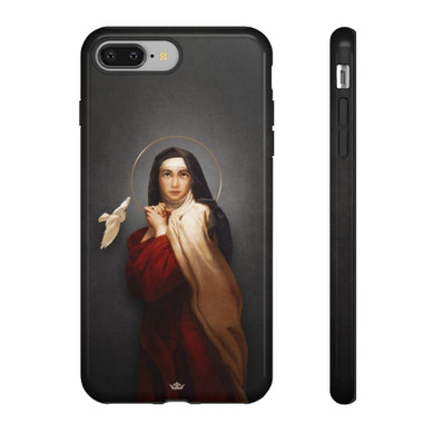 St. Teresa of Avila Hard Phone Case (Dark)