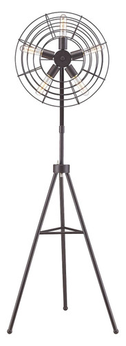 Oil Rubbed Bronze 5 Light Tripod Floor Lamp from the Quensbury Collection - Style: 7298208