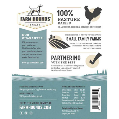 Farm Hounds Pasture Raised Chicken Gizzard Sticks