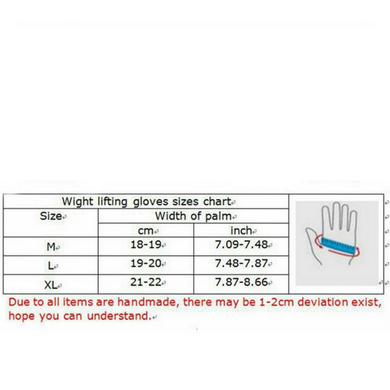 Women Weightlifting gloves In 3 different sizes | GYMDAY ACCESSORIES