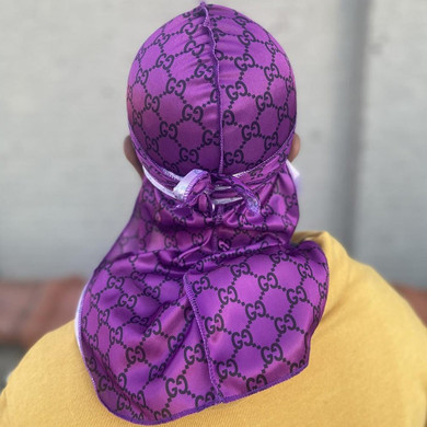 Purple GG Designer Durag
