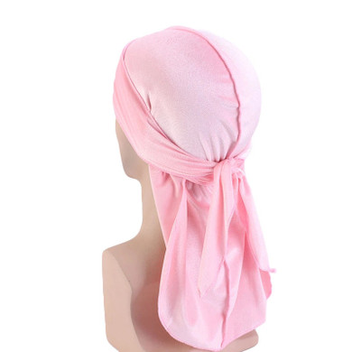 Light Pink Velvet Durag