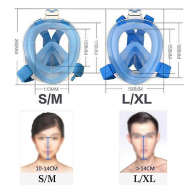 Diving Mask-Anti-fog Anti-skid GoPro Camera Snorkel Masks