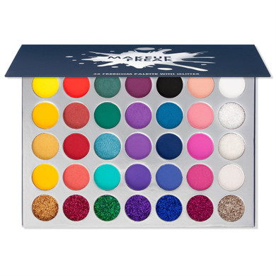 Makeup Freak FREEDOM 35 pigmented eyeshadow palette by Evanese