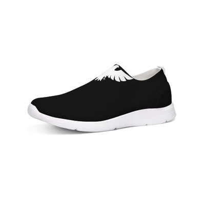 FYC Athletic Lightweight Flyknit Slip-On Shoes - black
