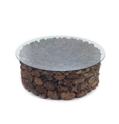 Calavera Coffee Table with glass top