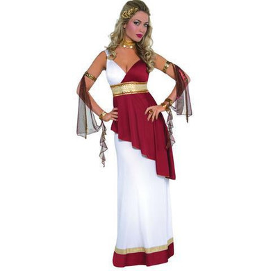 BFJFY Women Roman Queen Godess Halloween Cosplay Costume
