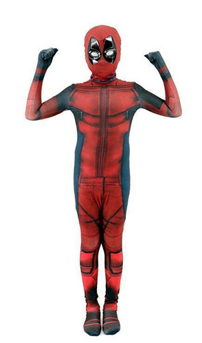 BFJFY Halloween Kids Superhero Deadpool Zentai Cosplay Costumes For Boys BFJFY Halloween Kids Superhero Deadpool Zentai Cosplay Costumes For Boys