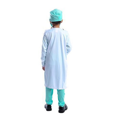 BFJFY Kids Surgeon Dr Uniform Boys Career Halloween Cosplay Costume