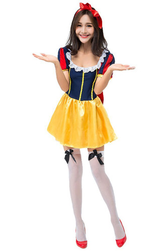 BFJFY Fairy Tale Princess Dress Cosplay Halloween Performance Costume BFJFY Fairy Tale Princess Dress Cosplay Halloween Performance Costume