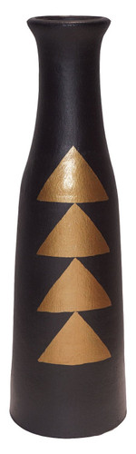 Golden Verticals Flute Vase - Style: 7789678