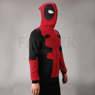 Deadpool 2016 Movie Black Zip Up Hoodies