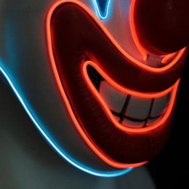 2019 Joker Pennywise LED Light Mask Stephen King Clown Cosplay Masks Green Hair Halloween Party Prop 2019 Joker Pennywise LED Light Mask Stephen King Clown Cosplay Masks Green Hair Halloween Party Prop