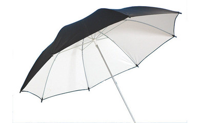 Savage 43" White/Black Umbrella