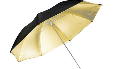 Savage 43" Black/Gold Umbrella