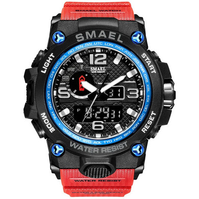 Men's Digital Display Military style Outdoor camouflage Watch