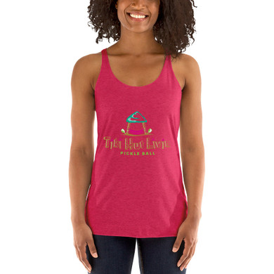 Women's racerback pickleball tank