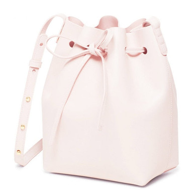 Bag women real leather bucket genuine shoulder handbag