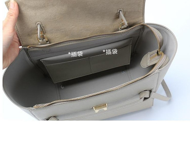 Bag women large genuine leather handbag wing trapeze elegant chain belt shoulder crossbody