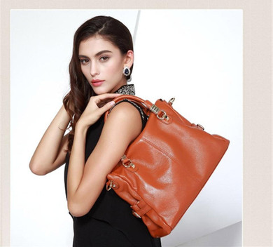 Handbags ladies soft genuine leather large capacity crossbody shoulder tote luxury brand
