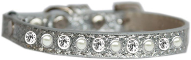 Pearl And Clear Jewel Ice Cream Cat Safety Collar Size