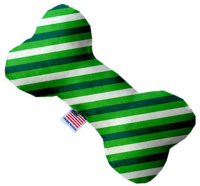 St. Patrick's Stripes Inch Bone Dog Toy