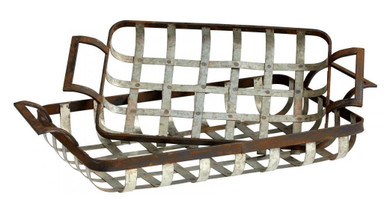Rustic Ash Waffles Iron Trays (Set of 2) - Style: 7645548