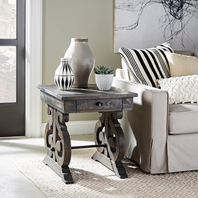 Magnussen Bellamy Rectangular End Table, 24" x 22" x 26"