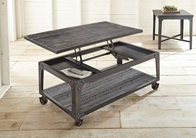 Steve Silver Lift Top Cocktail Table with Casters