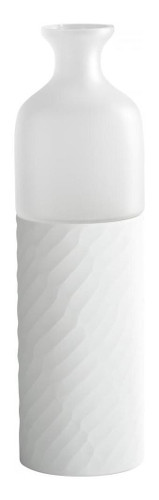Clear And White Sereno 17 Inch Tall Glass Vase - Style: 7646726
