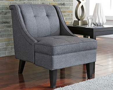 Signature Design by Ashley - Calion Contemporary Accent Chair, Dark Gray Signature Design by Ashley - Calion Contemporary Accent Chair, Dark Gray