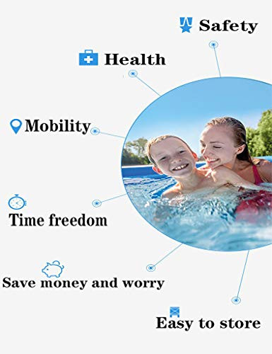 Above Ground Pool - Swimming Pool - Inflatable Pool Summer Paddling Pool for Family Outdoor Removable Round Pool (10Foot X 30In)